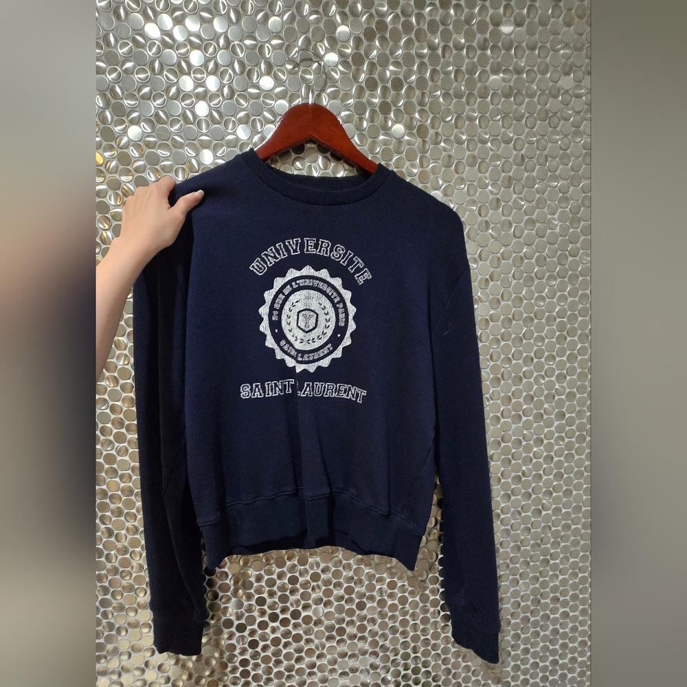 YSL Vintage Université Saint Laurent Sweatshirt